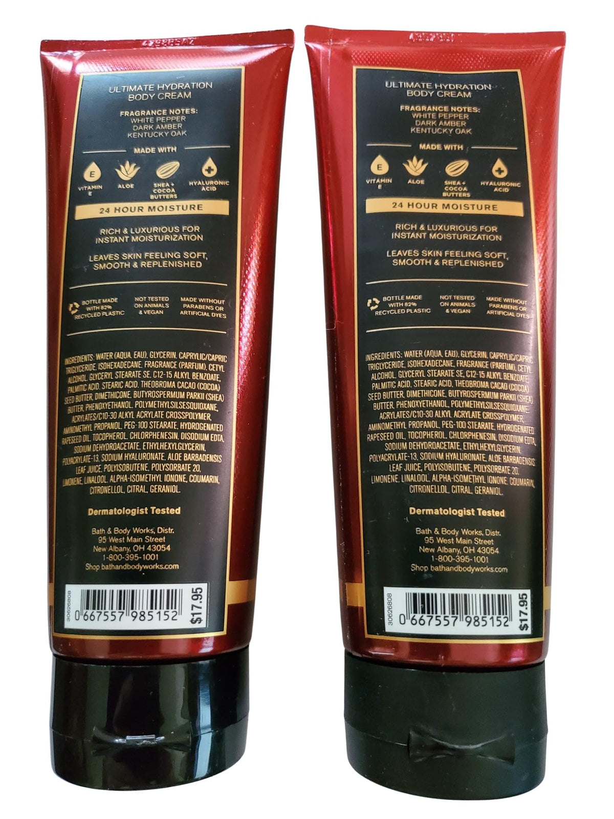Bath & Body Works close-up of cream texture showing rich consistency and fast absorption benefit