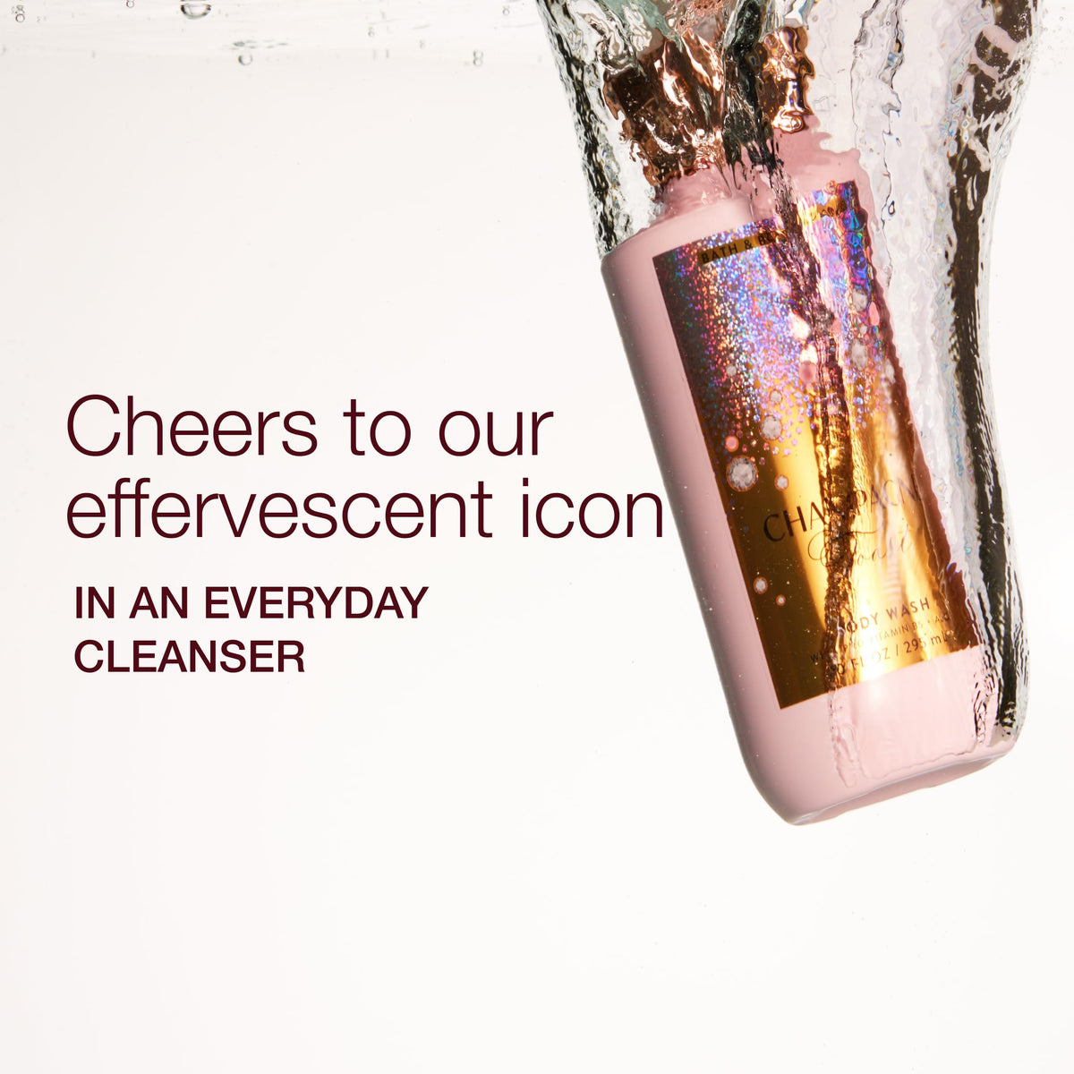 Bath & Body Works pump close-up highlighting easy dispensing and controlled use benefit