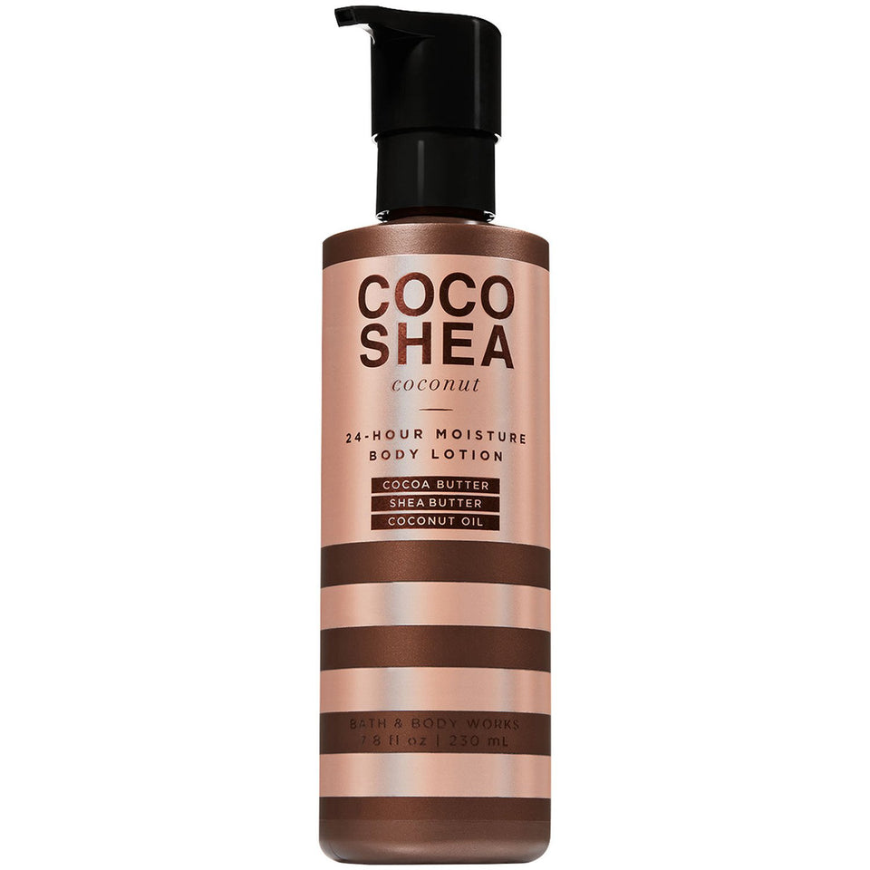 Bath & Body Works COCOSHEA front bottle showing label and nourishing hydration