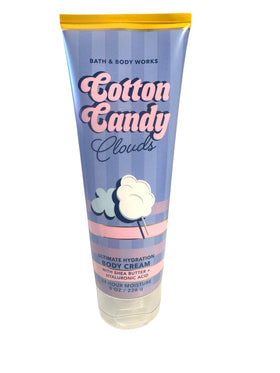 Bath & Body Works cream being dispensed onto hand for quick-absorbing hydration
