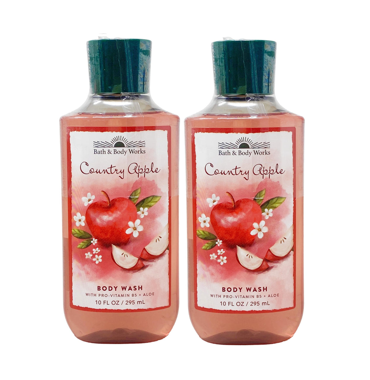 Bath & Body Works front packaging showing two 10 oz bottles and scent benefit