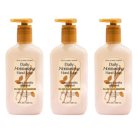 Bath & Body Works front packaging showing three bottles and inviting scent benefit