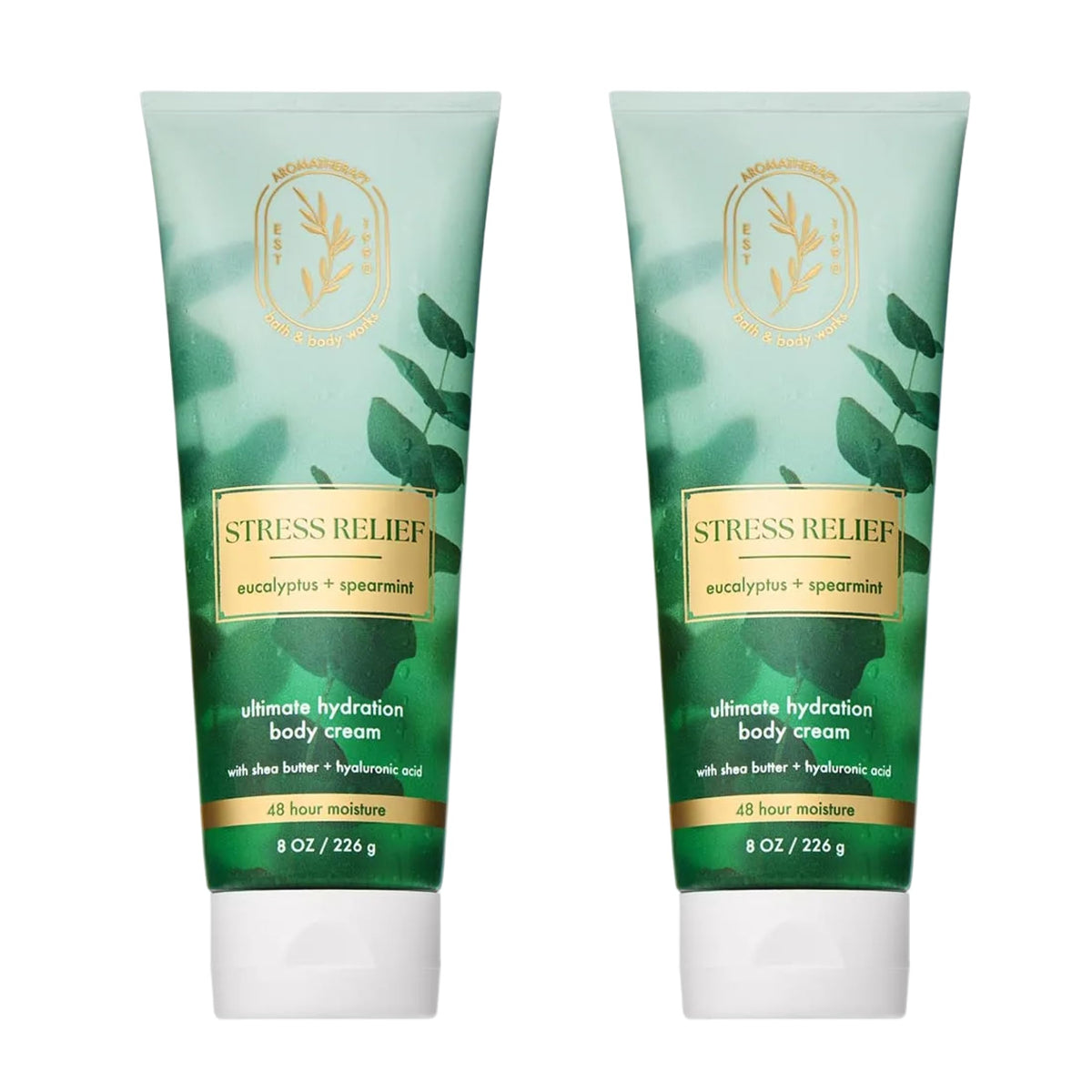 Bath & Body Works front packaging showing product and scent for calming hydration