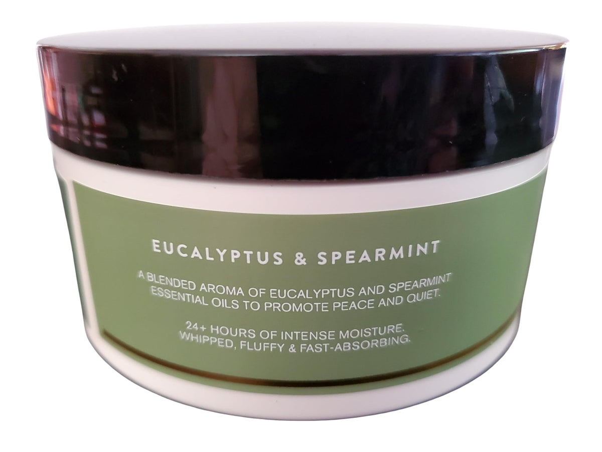 Bath & Body Works body butter applied to hands demonstrating quick hydration benefit