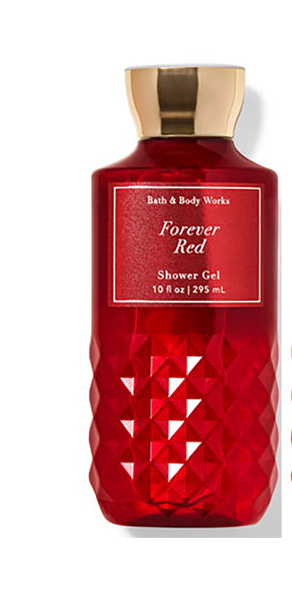 Bath & Body Works Forever Red front bottle showing label and travel-friendly size