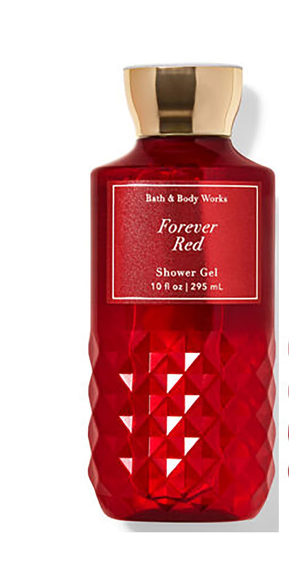 Bath & Body Works Forever Red front bottle showing label and travel-friendly size