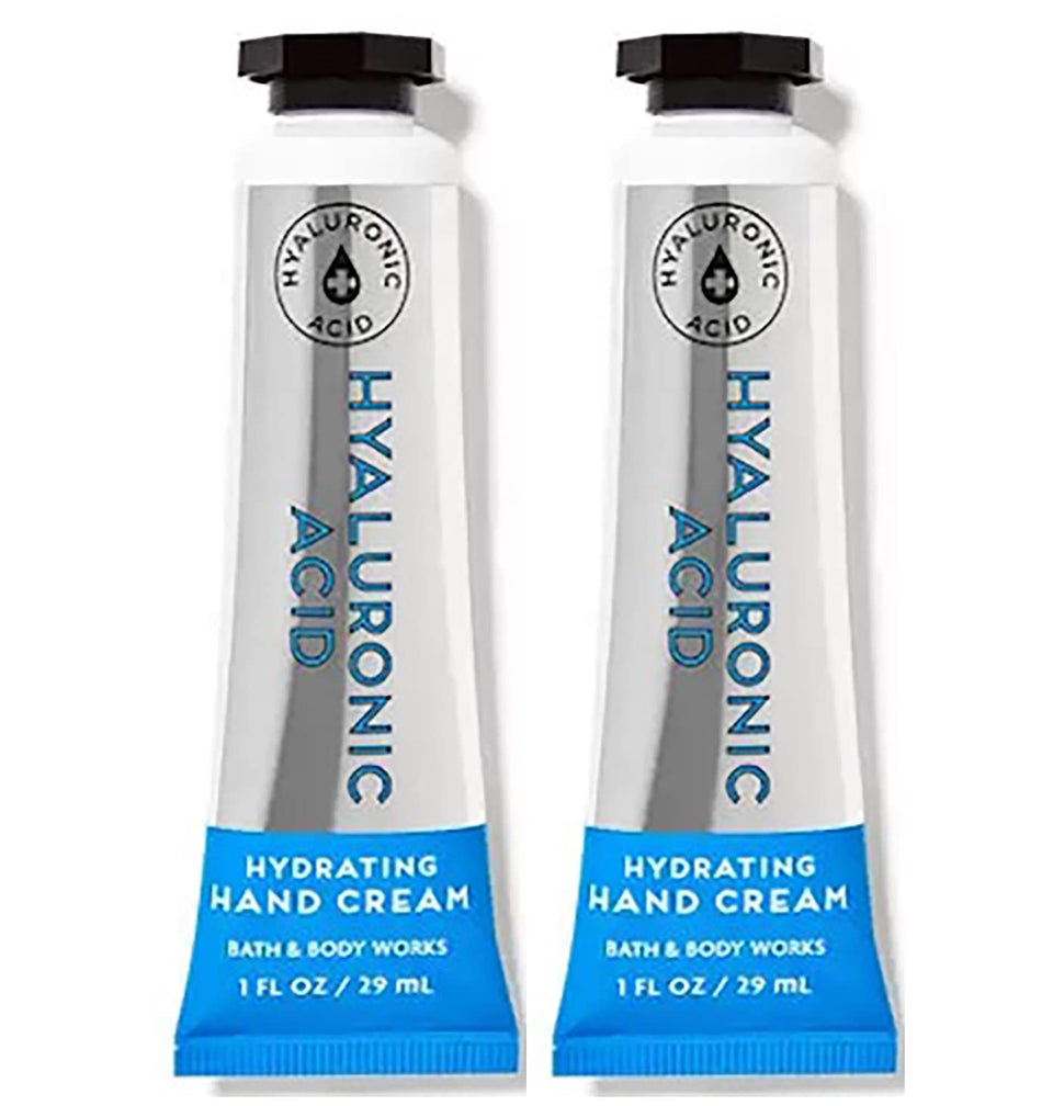Bath & Body Works front packaging showing 1.0 fl oz two-pack and portable benefit