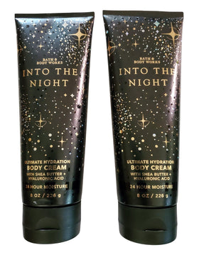 Bath & Body Works front packaging showing twin 8oz jars and scent label, elegant presentation