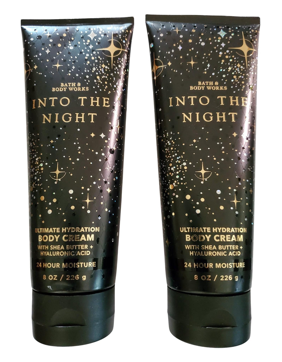 Bath & Body Works front packaging showing twin 8oz jars and scent label, elegant presentation