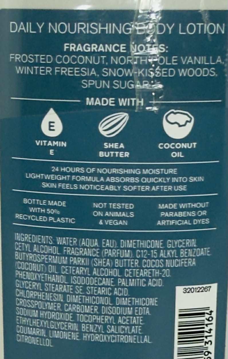 Bath & Body Works close-up of lotion texture demonstrating smooth moisturizing finish