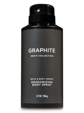 Bath & Body Works Graphite deodorizing body spray in gym bag for instant freshness