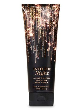 Bath & Body Works front jar view showing product and elegant label benefit long-lasting moisture