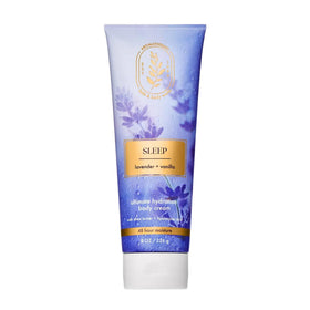 Bath & Body Works front packaging showing jar and calming scent benefits