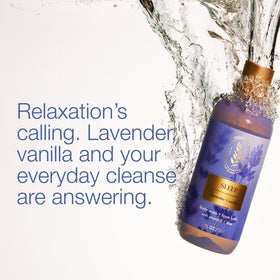 Bath & Body Works pump and label detail highlighting easy dispensing and ingredient clarity