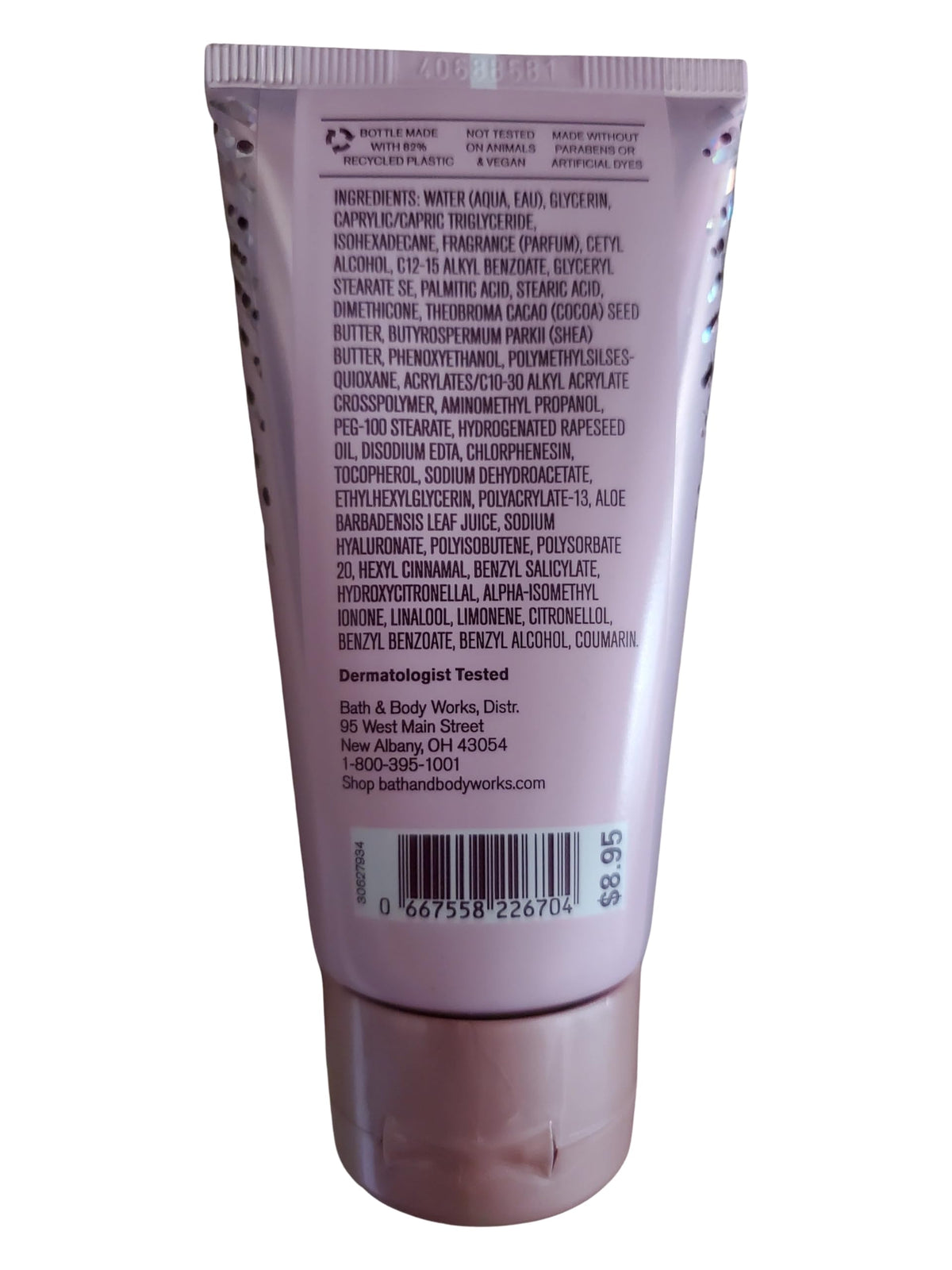 Bath & Body Works tubs inside a travel bag illustrating on-the-go hydration and scent variety