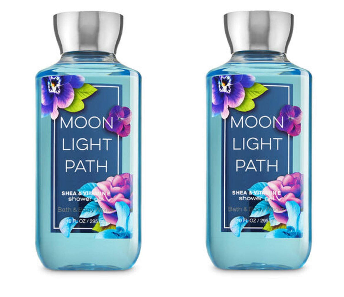 Bath & Body Works front packaging showing bottle and moisturizing benefits