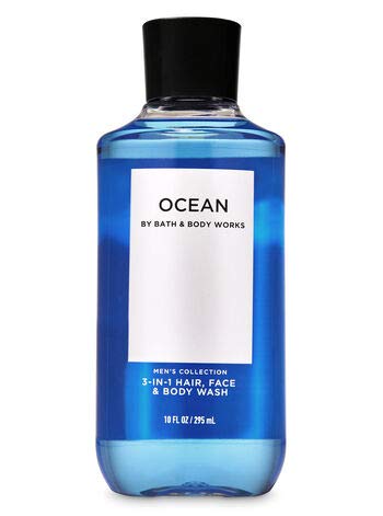 Bath & Body Works Ocean body cream tube open detail highlighting moisturizing benefit
