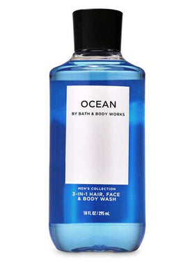 Bath & Body Works Ocean body cream tube open detail highlighting moisturizing benefit