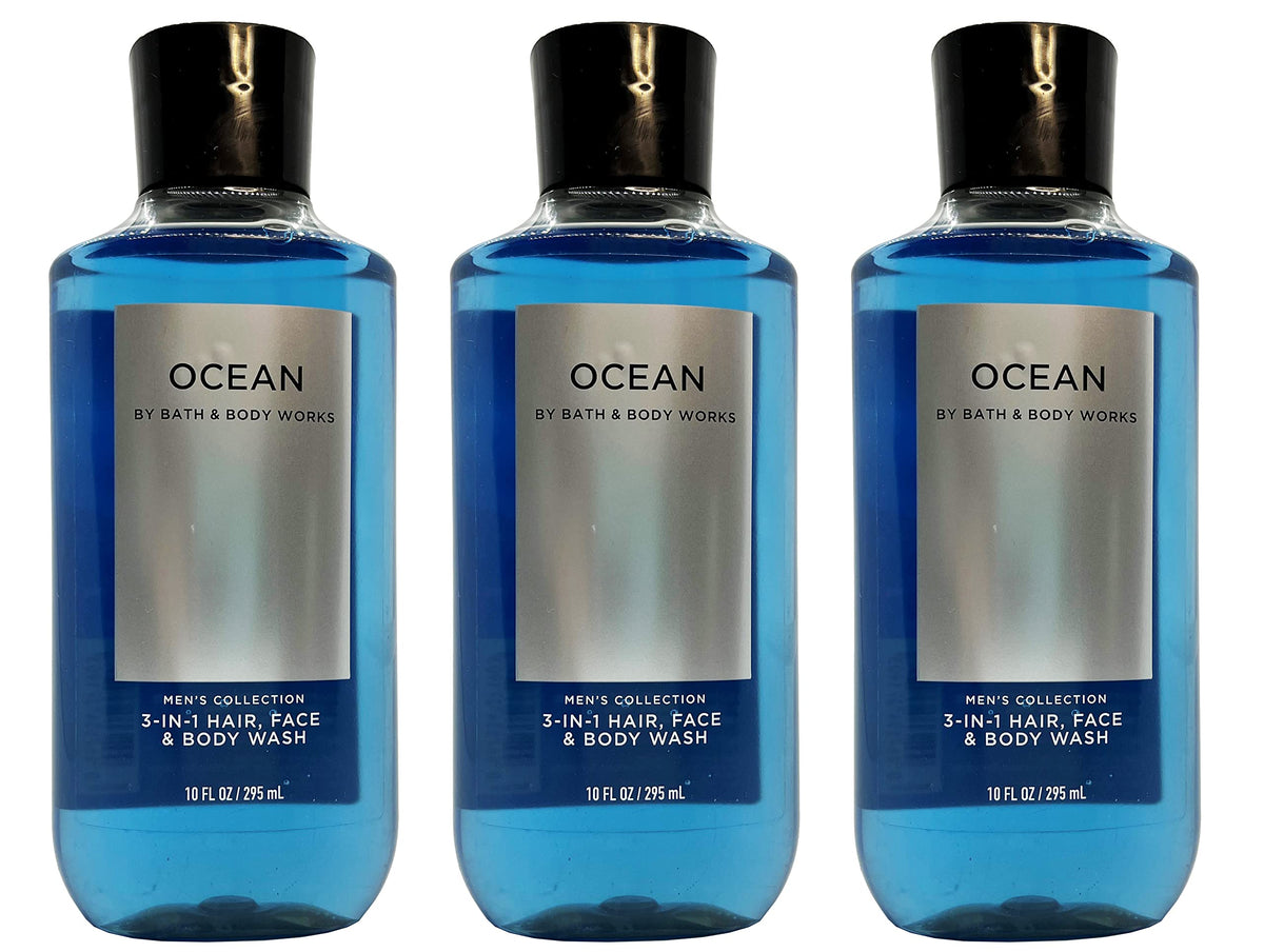 Bath & Body Works Ocean close-up of gel texture highlighting moisturizing shea and aloe