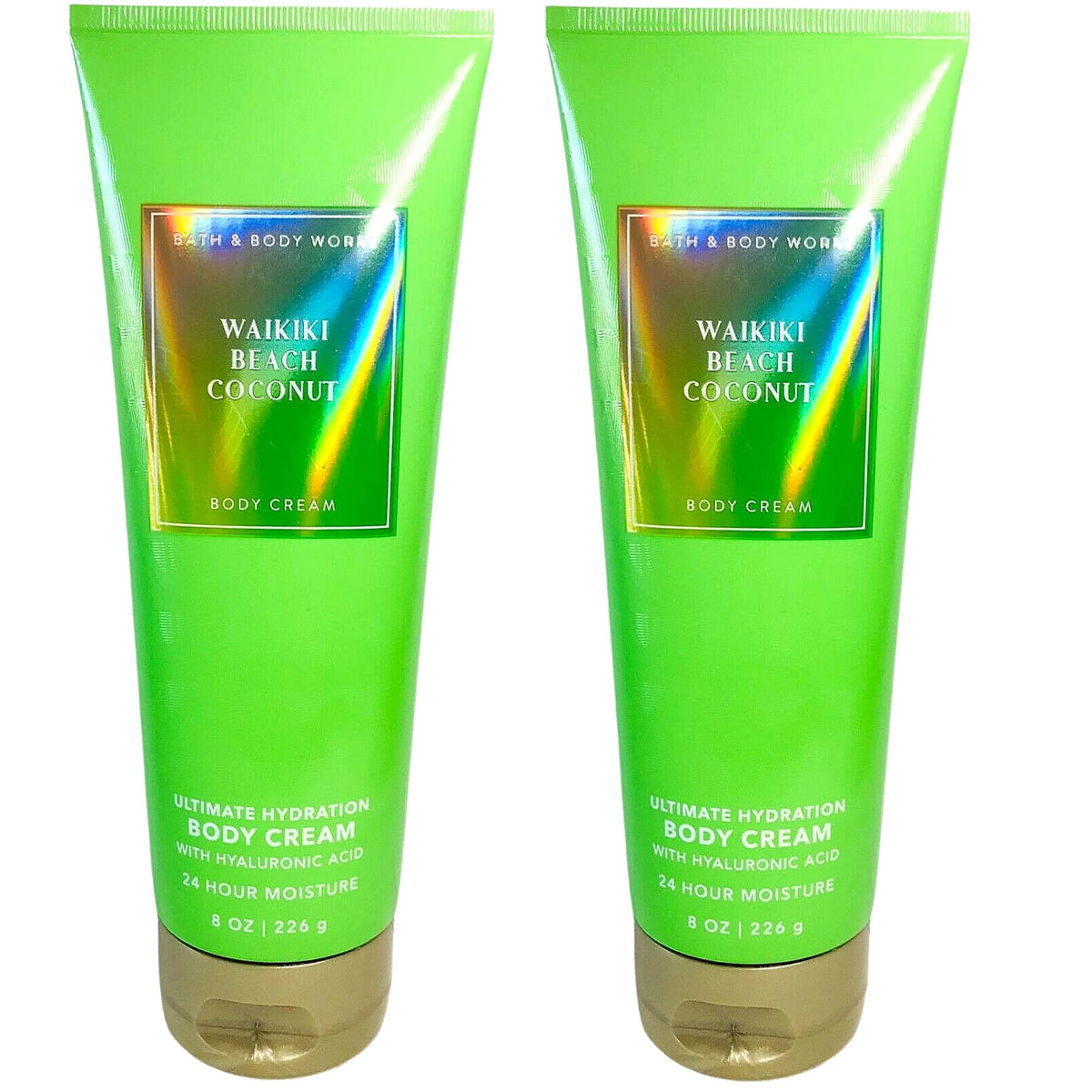 Bath & Body Works front packaging showing two jars and tropical label, evokes gift-ready appeal