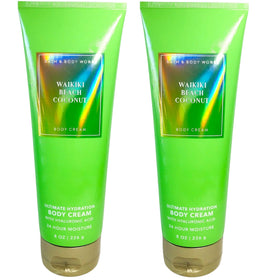 Bath & Body Works front packaging showing two jars and tropical label, evokes gift-ready appeal