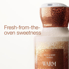 Bath & Body Works pump close-up showing easy dispensing and clean application