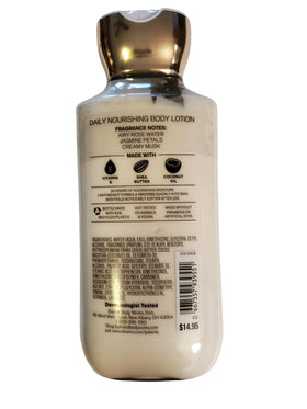 Bath & Body Works close-up of lotion being dispensed showing quick absorption benefit