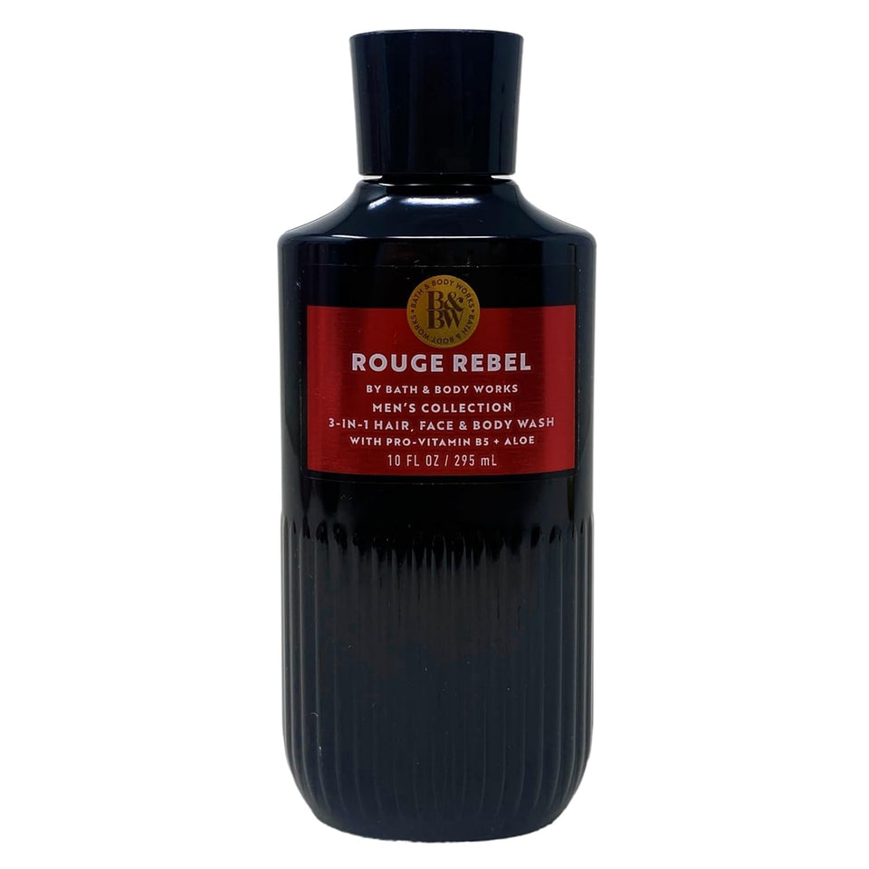 Bath & Body Works Rouge Rebel front bottle view showing clean design and scent benefit