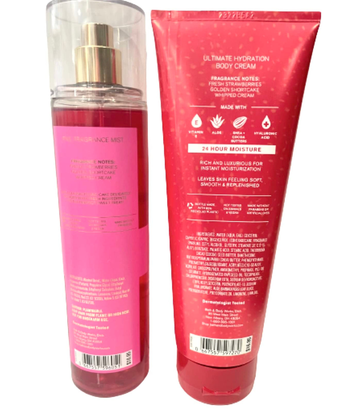 Bath & Body Works close-up of cream texture delivering rich hydration