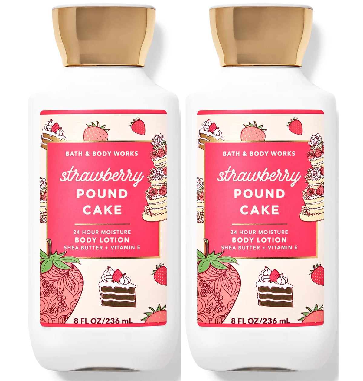 Bath & Body Works front packaging showing lotion bottle and sweet fragrance benefit