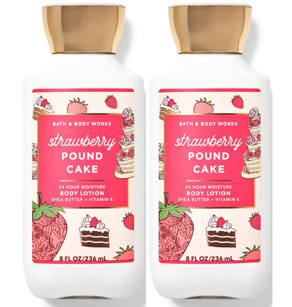 Bath & Body Works front packaging showing lotion bottle and sweet fragrance benefit