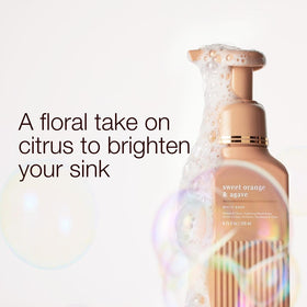 Bath & Body Works pump close-up displaying easy one-handed dispensing benefit