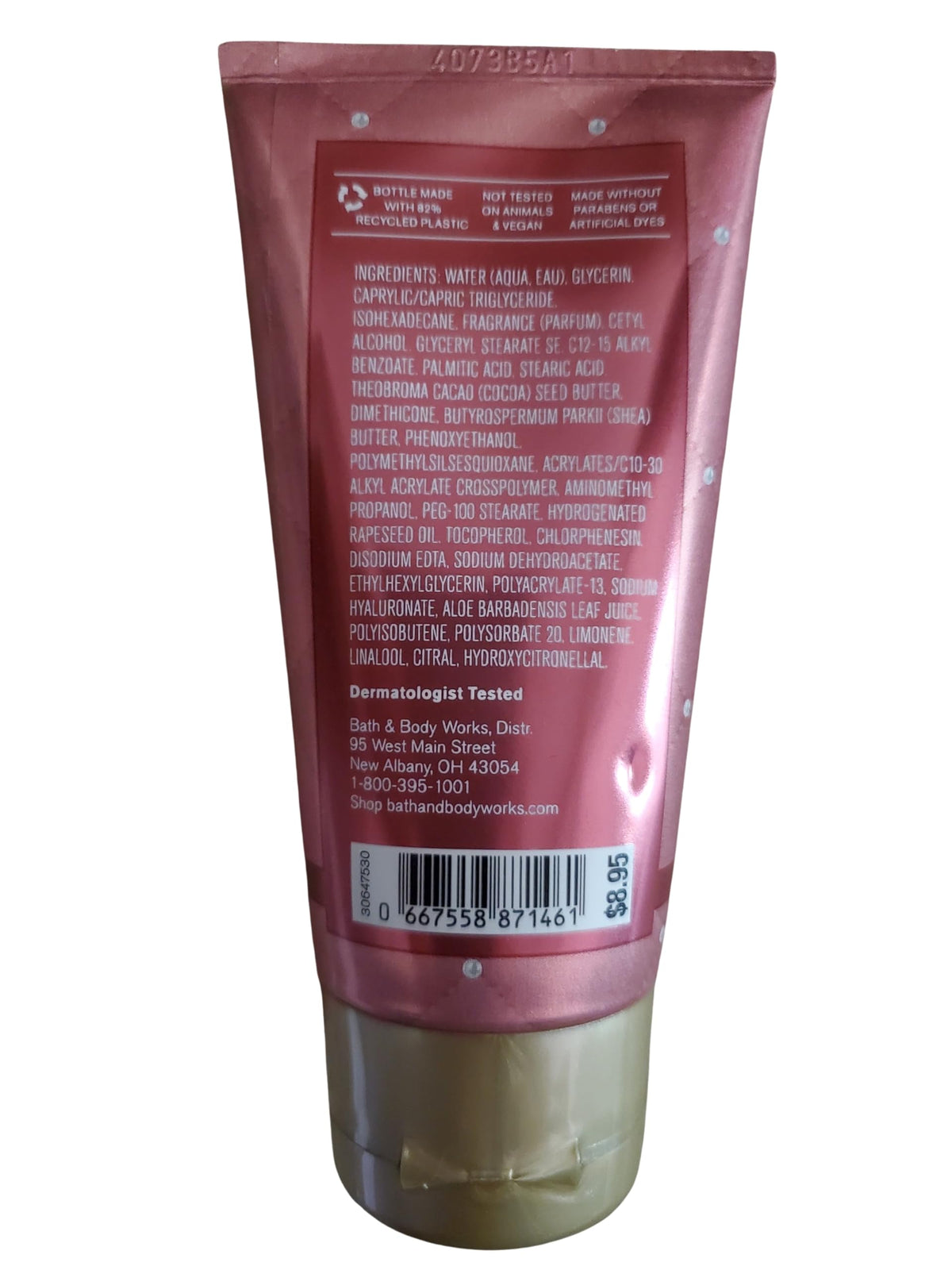 Bath & Body Works open tub showing thick cream ideal for smoothing and long-lasting moisture