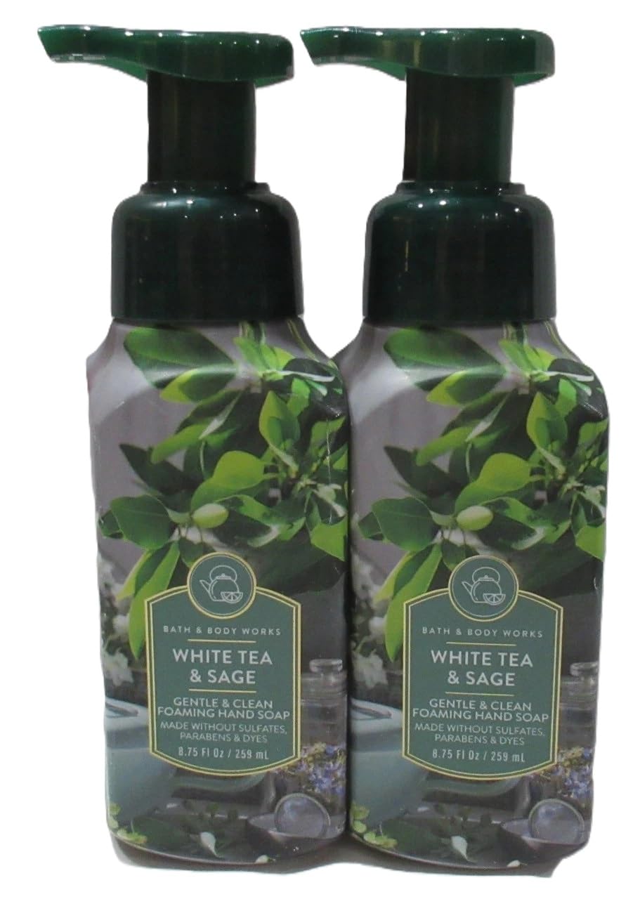 Bath & Body Works front packaging showing bottle and pump with soothing scent