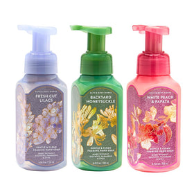 Bath & Body Works 3-pack front packaging showing all three bottles and labels