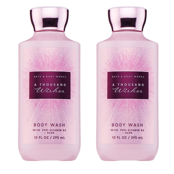 Bath & Body Works front packaging showing fragrance and two-bottle value