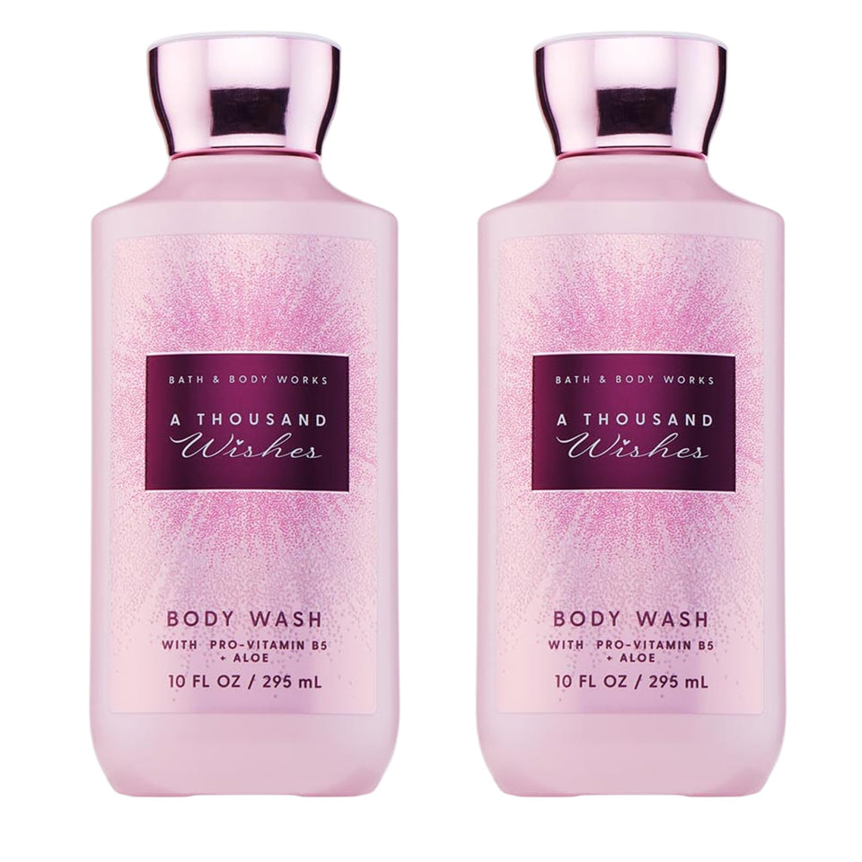 Bath & Body Works front packaging showing fragrance and two-bottle value
