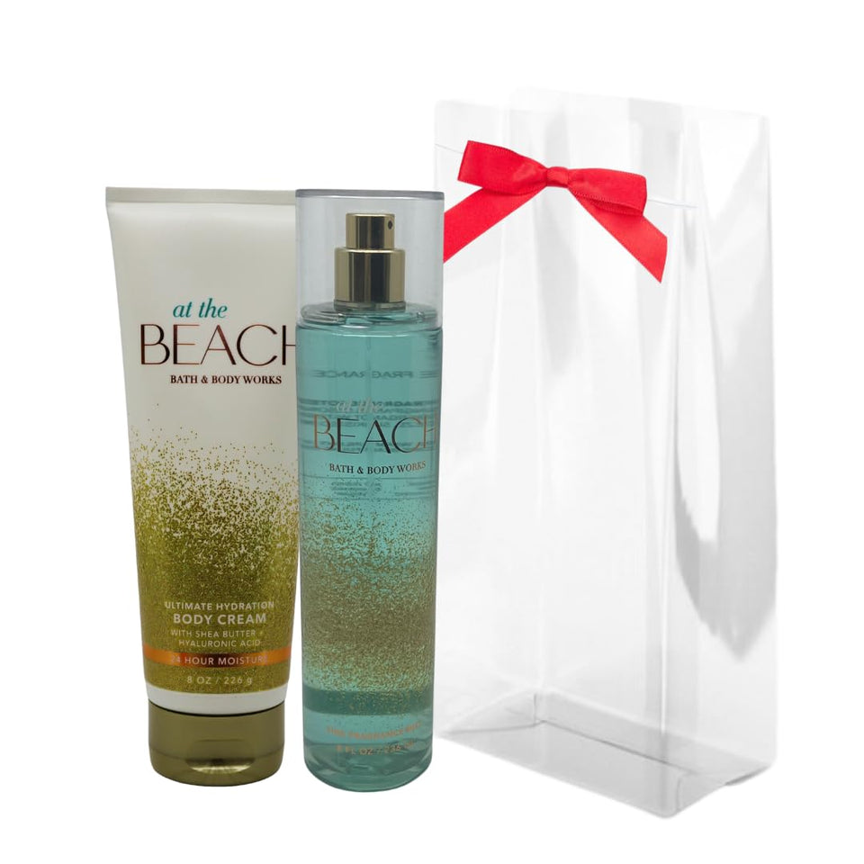 Bath & Body Works front packaging showing gift-ready presentation and festive bow