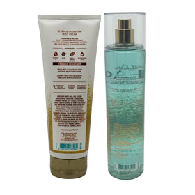 Bath & Body Works cream texture detail on fingertip showing rich moisturizing benefit