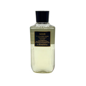 Bath & Body Works bottle in shower demonstrating easy one-step hair face body use