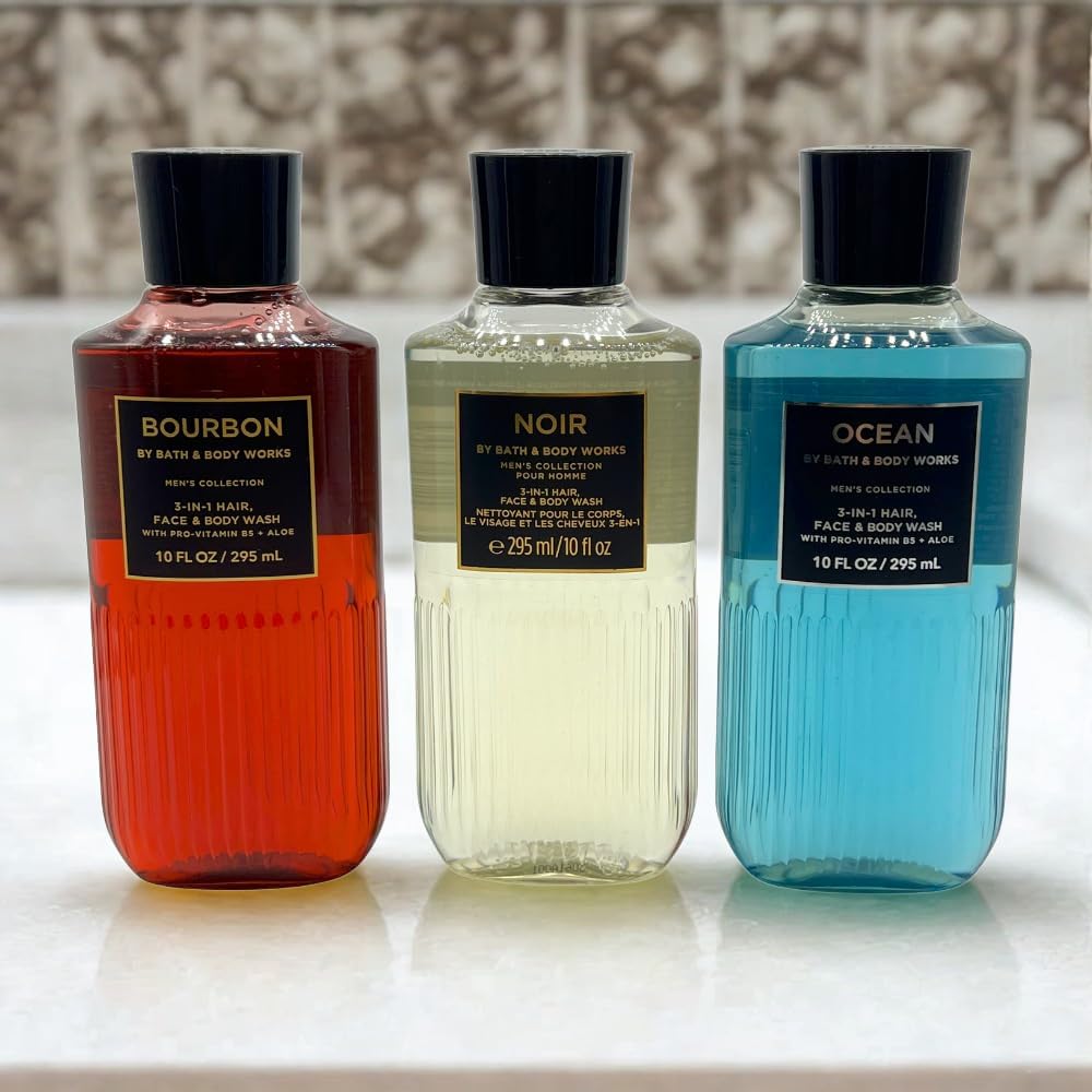 Bath & Body Works blue bow and plastic bag presentation ready for gifting