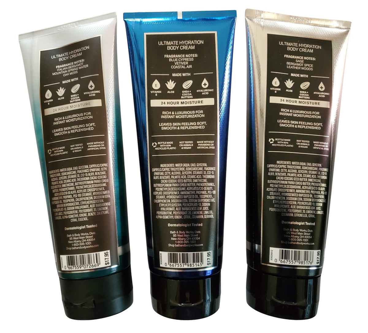Bath & Body Works Freshwater tube close-up label highlighting crisp scent