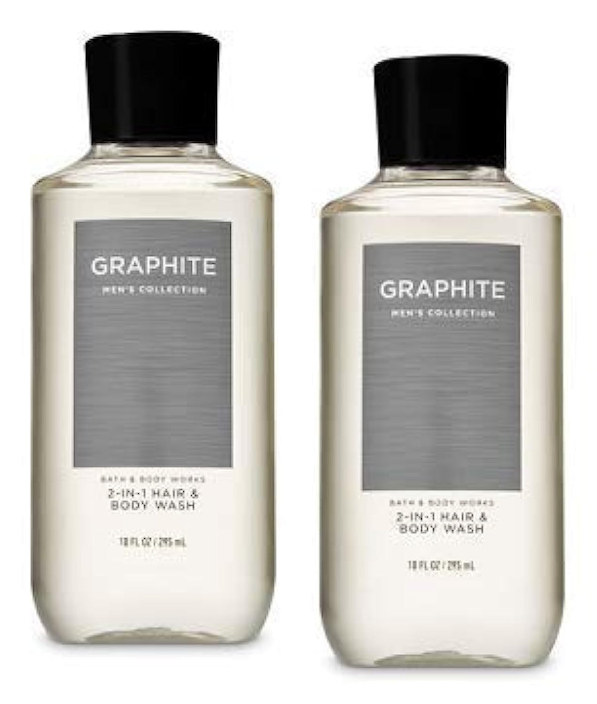 Bath & Body Works Graphite front packaging shows clean bottle and masculine scent