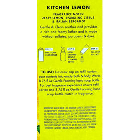 Bath & Body Works foam in hand demonstrating creamy lather and gentle cleaning