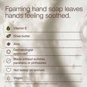 Bath & Body Works ingredient callout showing vitamin E, shea, aloe for skin conditioning