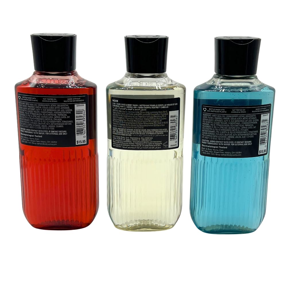 Bath & Body Works Ocean bottle held to show 10 fl oz size and travel convenience