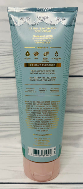Bath & Body Works applied to forearm in lifestyle scene showing soft, nourished skin benefit