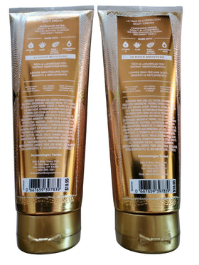 Bath & Body Works close-up of cream texture on skin, rich buttery hydration visible