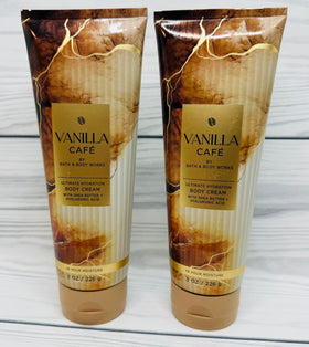 Bath & Body Works Vanilla Café close-up of creamy texture for smooth hydration