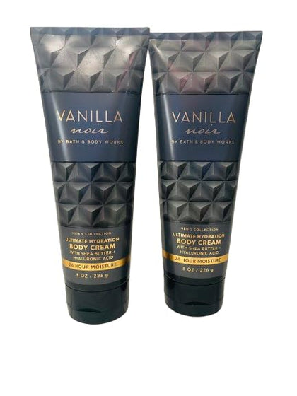Bath & Body Works front packaging showing two 8 oz tubs and scent panels, convenient two-pack